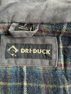 Dri Duck Grey Canvas Flannel-Lined Work Jacket (XL)