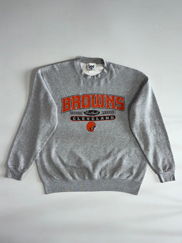 Vintage Lee Sport Cleveland Browns NFL Crewneck Sweatshirt (XL/2Xl)
