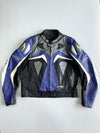 Richa Air Fit System Vintage Leather Motorcycle Racing Jacket (Paded)(XL)