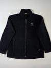 Black Yak Textured Fleece Full Zip Jacket – Black (L)