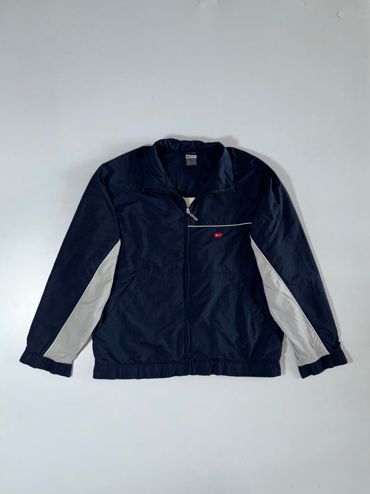 Nike Vintage Swoosh Colorblock Zip-Up Jacket – Navy/Grey ( L)