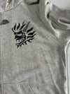Oniarai Skull Graphic Zip Hoodie (Double Hood) (M)
