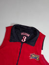NBA | Red Navy Reversible Fleece Puffer Vest (S/M)