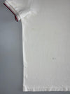 Tommy Hilfiger White Tipped Collar Slim Fit T-Shirt (L)
