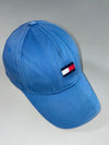 Tommy Hilfiger Blue Big Flag Logo Baseball Cap – 100% Cotton (Adjustable) (S)