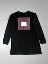 Stüssy Stock Logo Box Print Long Sleeve Tee – Black (XL)