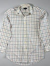 Vintage Burberry London Cream Tattersall Check Shirt (M/L)