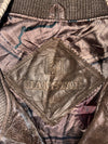 Manstar Vintage Real Leather Bomber Jacket (XL)