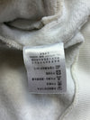 Grace & Fury Japanese Samurai Sakura Print Zip Hoodie – White – (S)
