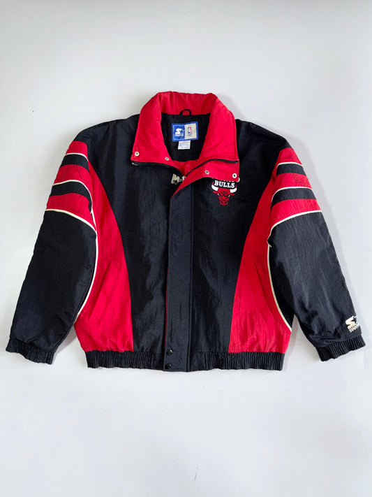Vintage 90’s Starter’s X Chicago Bulls NBA Embroidered Logo Jacket (XL)