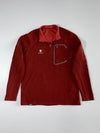 Black Yak Polartec Burgundy Quarter Zip Fleece Pullover – Chest Zip Pocket (S)