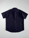 Lacoste Vintage Navy Faded Short Sleeve Pocket Shirt(XL)