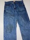 C.E. Schmidt Workwear Blue Denim Carpenter Jeans (W:34) (L:43)