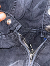 Polo Ralph Lauren Hooded Jacket – Black/Faded Black Cotton Twill (S/M)