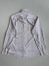 Tommy Hilfiger Custom Fit Striped Shirt with Roll-Up Sleeves(M)
