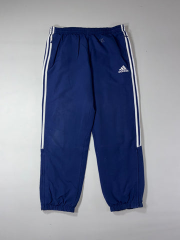 Adidas Navy Windbreaker Track Pants (W:37) (L:41)