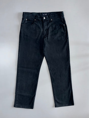 Armani Jeans | AJ Straight Fit Jeans | Faded Black (W:34|L:40)