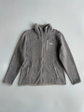 The North Face Grey Fleece Full-Zip Jacket (M)