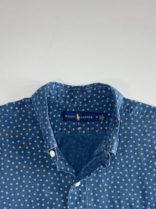 Ralph Lauren Star Print Chambray Short Sleeve (M)