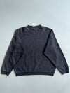 Vintage 90s Adidas Black Embroidered Performance Logo Raglan Sweatshirt (L)