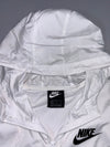Nike White Full-Zip Windbreaker Hoodie (M)