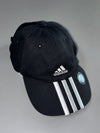 Adidas Black 3-Stripes Cap (Adjustable)