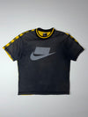 Nike | Big Swoosh Colorblock Tee Black/Yellow (XL)