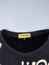 Ed Hardy Tattoo Graphic Print Crewneck Sweatshirt – Black/Cream (L)