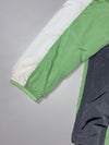 The North Face Green Colorblock Anorak Jacket – Half-Zip Hooded, (XL)