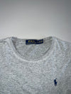 Polo Ralph Lauren Pony Logo Long Sleeve Crewneck Tee — Heather Grey (L)