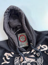 Yakuza893 | Black Caught In A Circle Graphic Hoodie | (S/M)