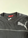 Vintage Puma Big Logo Long Sleeve T-Shirt Black Embroidered Size (L)