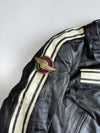 Original Ducati By Dainese Pure Italian Leather Racing Jacket Ducati Meccanica Bologna Patch (Paded) Size (S/M)