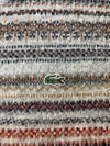 Lacoste Fair Isle Wool Blend Knit Sweater (S)