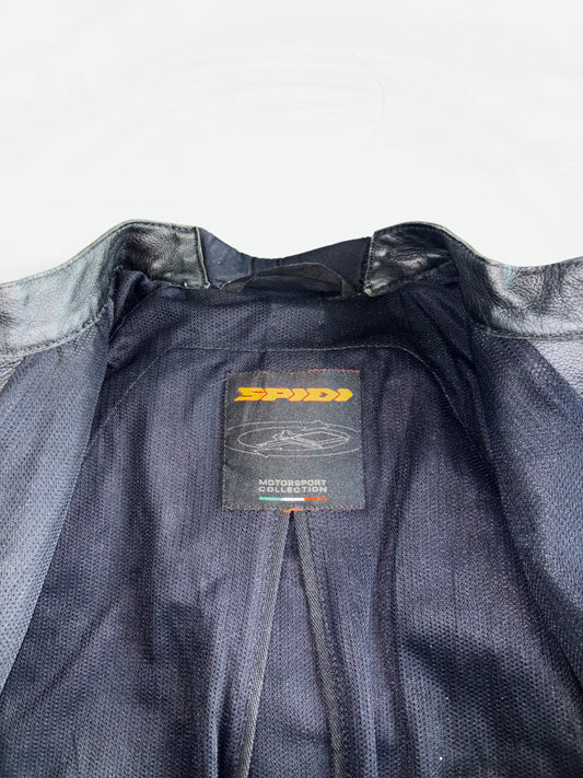 Spidi Motorsport Collection Vintage Pure Leather Biker Jacket / Hump On Back (S)