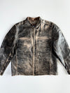 Black Rivet Premium Original Pure Heavy Leather Jacket (M)