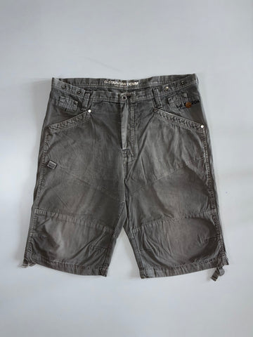G-Star Raw | LS Odessa Loose 1/2 Shorts | Washed Grey (W:38|L:26)
