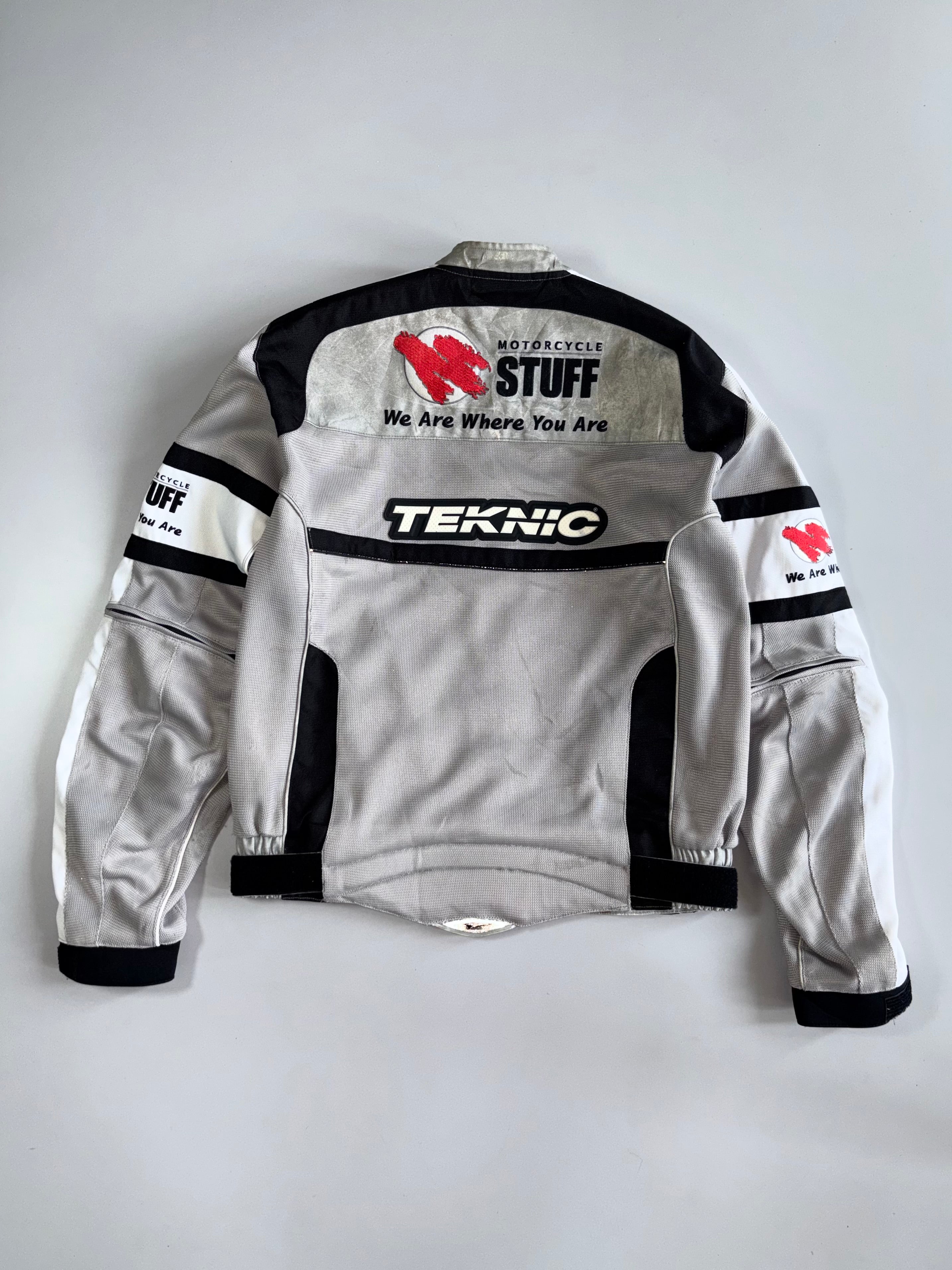 バイクウェア・装備 archive teknic motor cycle racing jacket Teknic Original Mesh Motorcycle Racing Jacket (M) – Drip Drop Attire