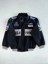 Vintage McLaren Mercedes F1 Racing Jacket – Black – Michelin / Siemens Mobile Sponsors (L)