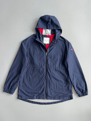 Tommy Hilfiger | Hooded Nylon Windbreaker | Navy (M)