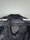 REV’IT! Black Genuine Leather Armoured Café Racer Jacket (S)