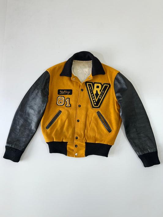 ZSuper Premium (RARE) Varsity Jacket OG Leather Sleeves (S)
