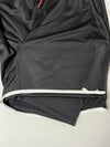 Puma #5 Football Shorts – Black/White, Red Drawstring (W:34) (L:17)