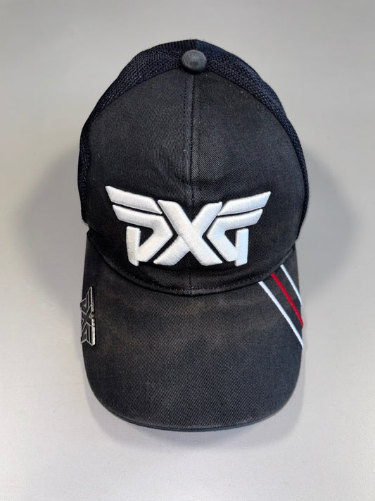 PXG Parsons Xtreme Golf Trucker Cap Black Mesh Back, 3D Logo, Adjustable Strap