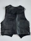 Blues Bros Biker Concho Leather Vest (S)