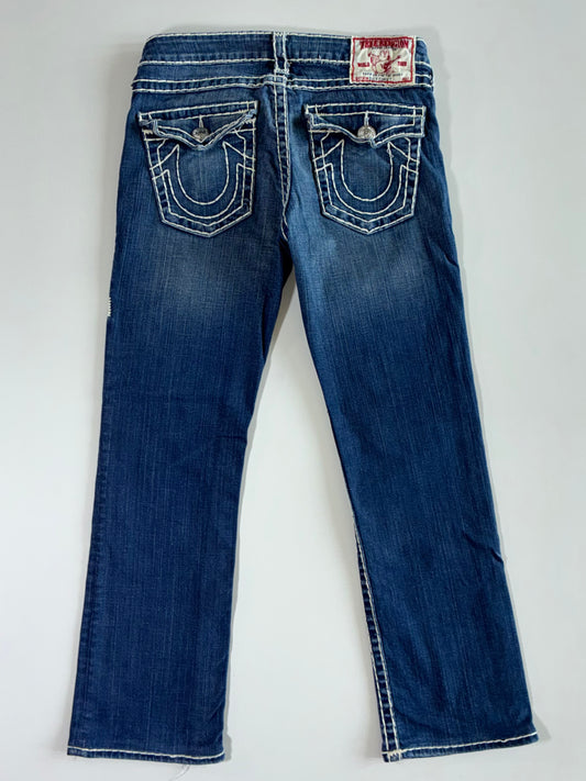 True Religion Super T White-Stitch Jeans Women’s (W:30|L:39)