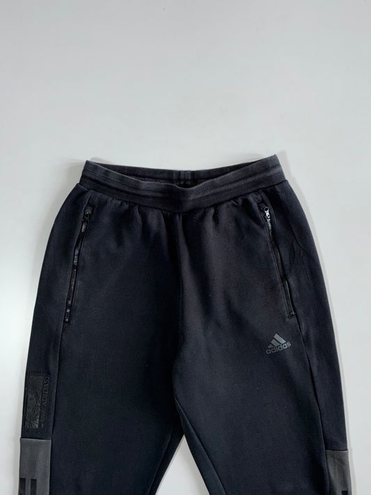 Adidas Black Tech Fleece Joggers Elastic (W:28|L:35)