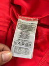 Adidas Red & Black 3-Stripes Full-Zip Track Jacket(L/XL)