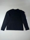 Adidas Originals Black 3-Stripe Long Sleeve Tee (S)