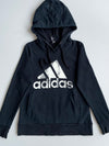 Adidas Black Marble Print Big Logo Hoodie  woman’s – (S)